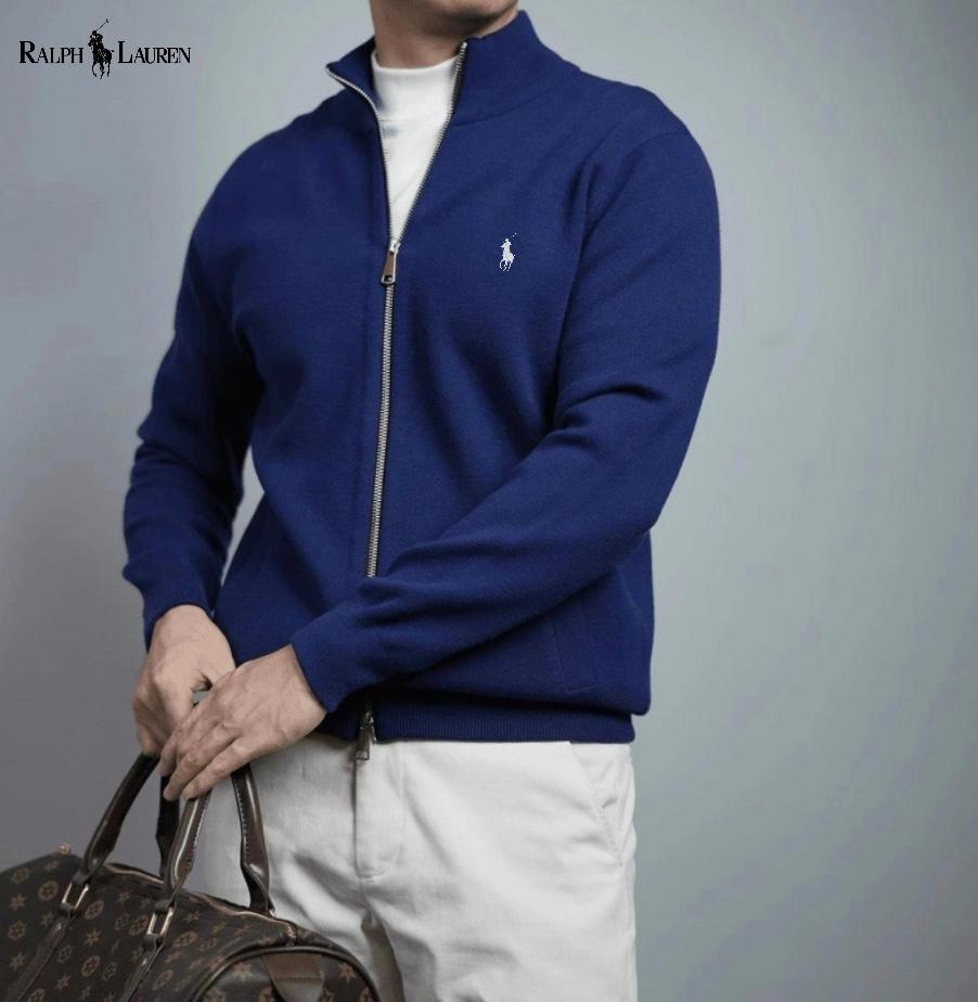 Herrenpullover mit Reißverschluss