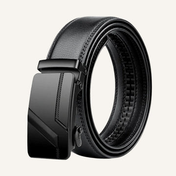 Schwarzer Ledergürtel